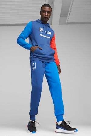 Chandail à capuchon en molleton BMW M Motorsport Homme, Pro Blue-M Color, extralarge